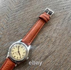 Vintage WWII Alb. Grossenbacher Swiss Mechanical Trench Watch 1940s RARE Optima