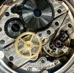 Vintage WWII Alb. Grossenbacher Swiss Mechanical Trench Watch 1940s RARE Optima