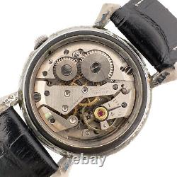 Vintage Wadsworth Men's Mechanical Wristwatch AS 1124 D Swiss Rare Circle Dial