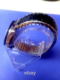 Vintage Waltham Automatic 25 Jewel Swiss Made Men's 24 Hour Dial Watch Rare