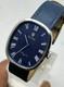 Vintage Waltham Maxim Vip Manual Winding Rare Blue Dial Dress Swiss Made Watch