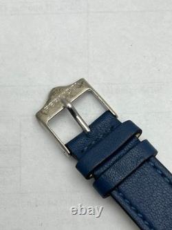 Vintage Waltham Maxim Vip Manual Winding Rare Blue Dial Dress Swiss Made Watch