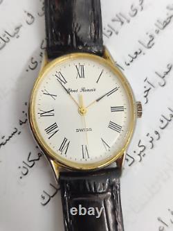 Vintage Watch Baignoire Swiss Made Manual Wind Yves Renoir Chiffres Romains Rare