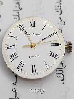 Vintage Watch Baignoire Swiss Made Manual Wind Yves Renoir Chiffres Romains Rare