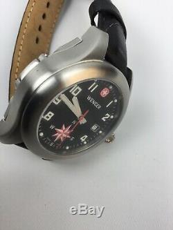 Vintage Wenger Watch Swiss Army 7203X Mens Compass RARE