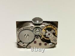 Vintage Ww2 Era Rare Swiss Rectangular Tank Ladies Mechanical Watch Paul Buhre