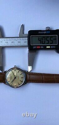 Vintage Wyler Watch Incaflex Dynawind 17 Jewels Swiss WH26 Stainless Steel RARE