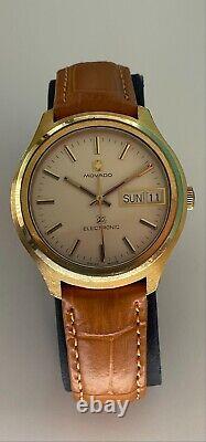 Vintage Zenith Movado Electronic Watch Swiss Zenith 505 20.0030.505 Tuning Fork