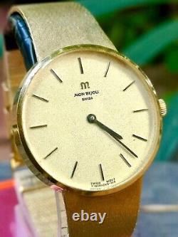 Vintage and Rare MON BIJOU Swiss Movt Hang-Winding Unisex watch. 21 jewels