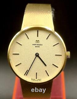 Vintage and Rare MON BIJOU Swiss Movt Hang-Winding Unisex watch. 21 jewels