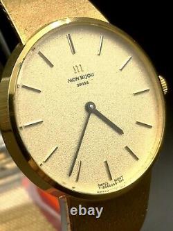 Vintage and Rare MON BIJOU Swiss Movt Hang-Winding Unisex watch. 21 jewels