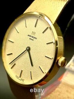 Vintage and Rare MON BIJOU Swiss Movt Hang-Winding Unisex watch. 21 jewels