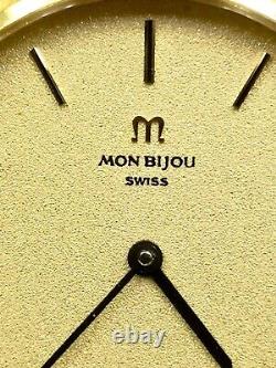 Vintage and Rare MON BIJOU Swiss Movt Hang-Winding Unisex watch. 21 jewels