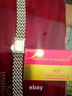 Vintage diamond ladies luxury continental swiss watch Rare