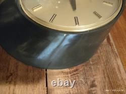 Vintage modernist Rare Secticon Wall clock Art Deco Swiss by Angelo Mangiarotti