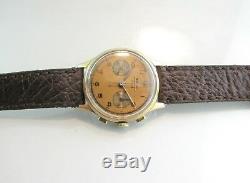 Vintage, rare CHRONOGRAPH TEVO W. C. O Landeron. 17 Jewels. 50'. Swiss