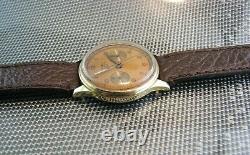 Vintage, rare CHRONOGRAPH TEVO W C. O. Landeron. 17 Jewels. 50'. Swiss