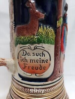 Vintage rare German Swiss Beer Stein Collectors Set- Mapisa 1950