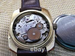 Vintage rare SWISS MADE GOLD PLATED MEN watch SORNA- 21 JEWELS