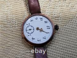 Vintage rare SWISS SOLID SILVER men watch