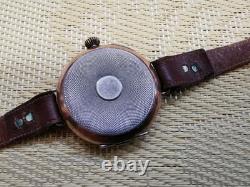 Vintage rare SWISS SOLID SILVER men watch