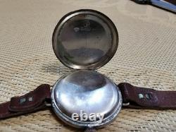 Vintage rare SWISS SOLID SILVER men watch