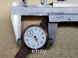 Vintage rare SWISS SOLID SILVER men watch