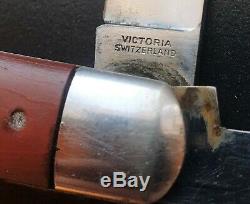 Vintage rare VICTORINOX VICTORIA P Original SWISS SOLDIER KNIFE Mod. 1908