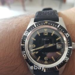Vintage rare urech diver automatic swiss made men's watch orologio montre