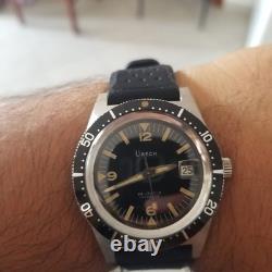 Vintage rare urech diver automatic swiss made men's watch orologio montre