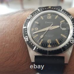 Vintage rare urech diver automatic swiss made men's watch orologio montre