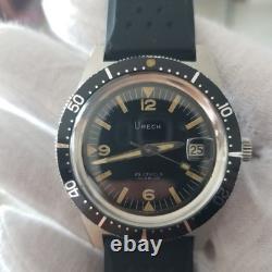 Vintage rare urech diver automatic swiss made men's watch orologio montre