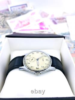 Vintage rare watch Silvana Swiss 1078 watch Military WW2 1930s Service