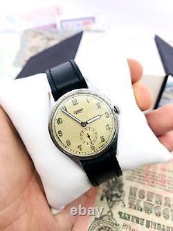 Vintage rare watch Silvana Swiss 1078 watch Military WW2 1930s Service