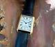 Vintage superfia watch Tank mechanic Swiss watch Gold plated 1970s Rare Watch