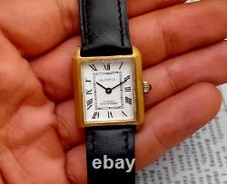 Vintage superfia watch Tank mechanic Swiss watch Gold plated 1970s Rare Watch