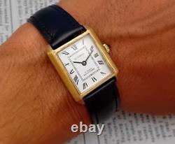 Vintage superfia watch Tank mechanic Swiss watch Gold plated 1970s Rare Watch