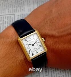 Vintage superfia watch Tank mechanic Swiss watch Gold plated 1970s Rare Watch