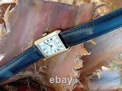 Vintage superfia watch Tank mechanic Swiss watch Gold plated 1970s Rare Watch