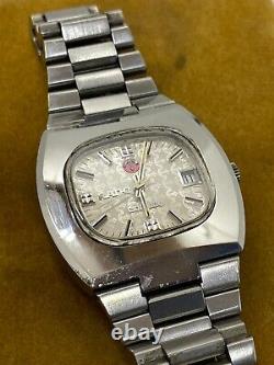 Vintage swiss watch Rado Conway with calendar and very rare dial CIRCA 1970