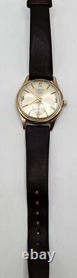Vtg Rare Sixta Mens Manual Watch 17 Rubis Swiss Ferrotex Working (A12)