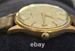 Vtg Rare Sixta Mens Manual Watch 17 Rubis Swiss Ferrotex Working (A12)