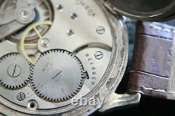 WORLD TIME Vintage 1925`s rare LUXURY Swiss movement Marriage rare Driving Watch