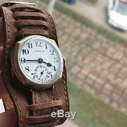 WW1 Vintage CYMA Classic RARE Men Swiss Watch Pure Nickel Collectible 110 Years