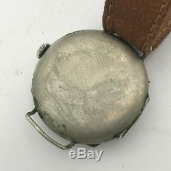 WW1 Vintage CYMA Classic RARE Men Swiss Watch Pure Nickel Collectible 110 Years