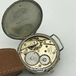 WW1 Vintage CYMA Classic RARE Men Swiss Watch Pure Nickel Collectible 110 Years