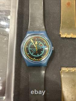 Working Rare Vintage 1986 Swatch Watch GS400 ROTOR Swiss Quartz Wristwatch, 34mm