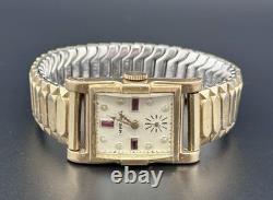 Working Rare Vintage Imperial Swiss Watch Tank Gold Plated Mens Mechanical Y2