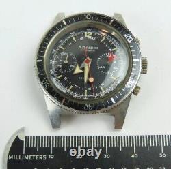 Working & Serviced Rare Vintage Swiss ARNEX' Yachting/Diver/Aviator Chronograph