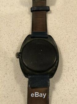 X2 1970s Eloga Fortis Flipper Watch Black Vintage RARE 21/17 Jewels SWISS MADE